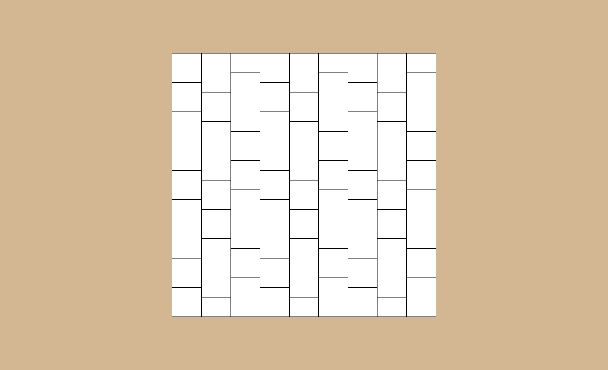 18 × 18 deck